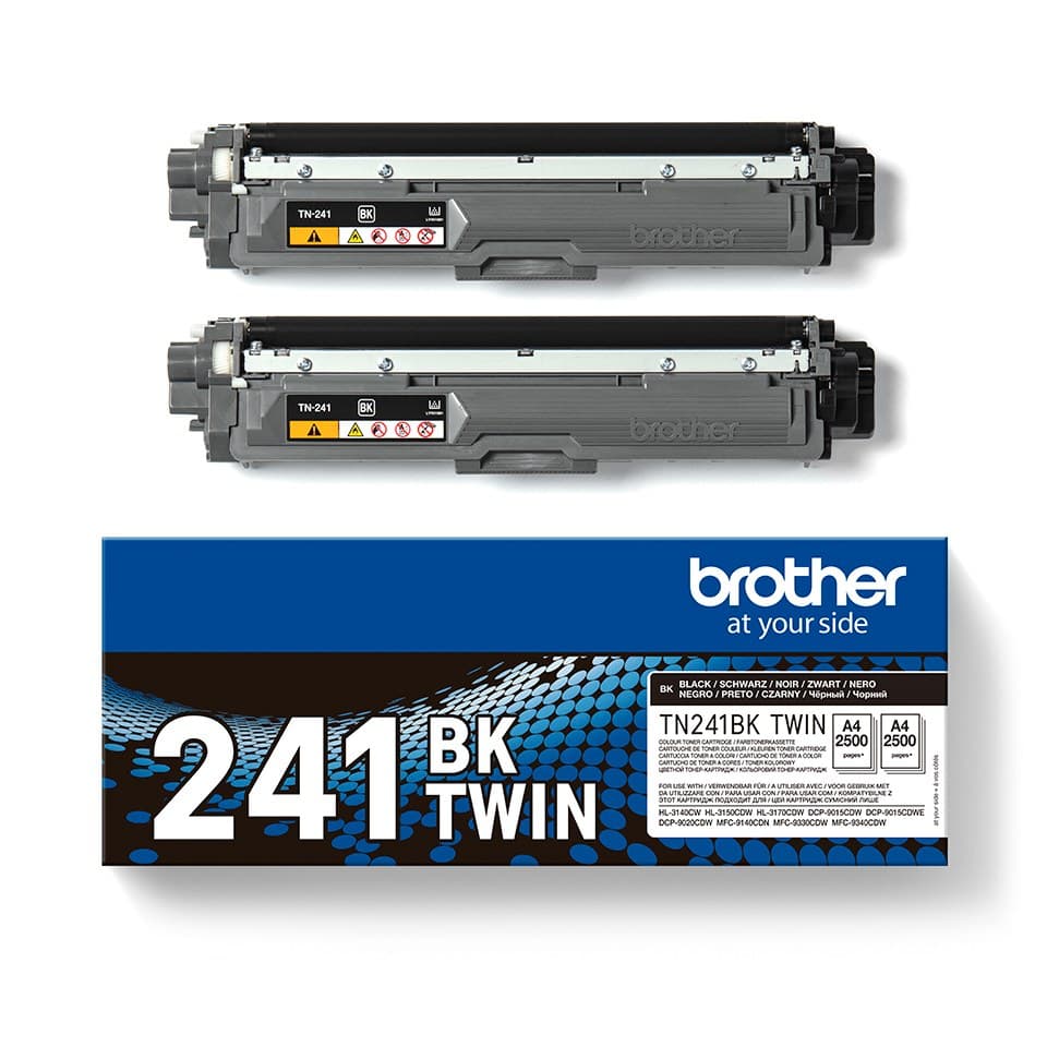 Brother TN-241BKTWIN Original Black Toner Cartridge Twin Pack (2 x 2,500 Pages) - Image 3