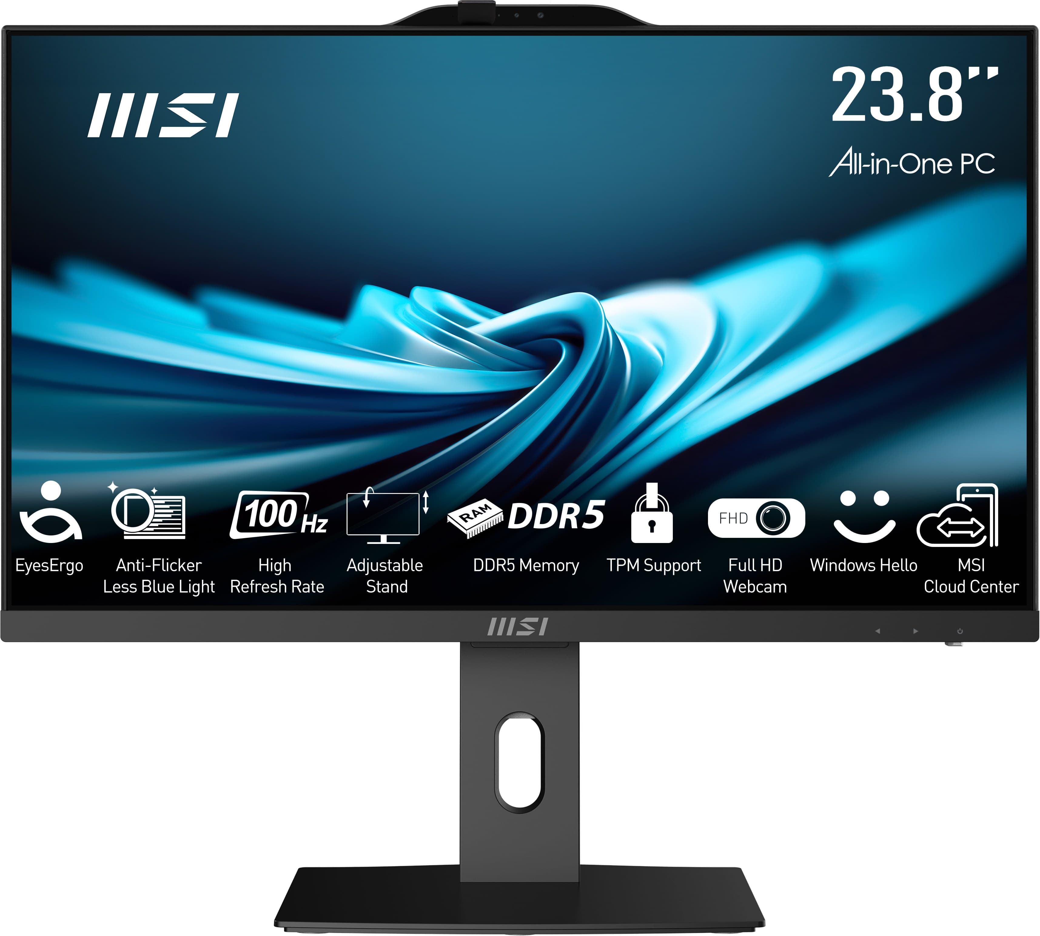 MSI Pro AP242P 14M 23.8" Full HD IPS All-in-One PC - Intel Core i5-14400, Barebone (no RAM, SSD or OS)