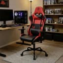 Deltaco DC210 Faux Leather Gaming Chair - Black and red thumbnail 1