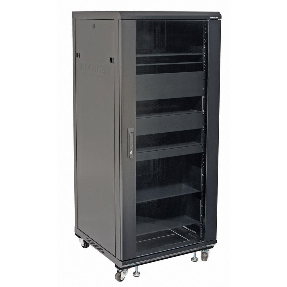 Sanus - Component 100 Series 27U A/V Rack - Black - Image 3