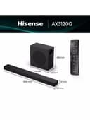 Hisense AX3120Q 3.1.2 Wireless Sound Bar with Dolby Atmos DTS Virtual - Black thumbnail 2