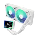 ASRock Challenger 240 Digital AIO Liquid CPU Cooler, 240mm Radiator, 3" Digital Display, ARGB - White thumbnail 5