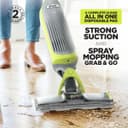 Shark VacMop VM200UK Cordless 2-in-1 Vacuum Mop with Targeted Spray thumbnail 2