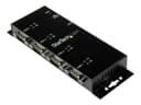 StarTech.com 4 Port USB to Serial RS232 Adapter - Wall Mount - Din Rail - COM Port Retention - FTDI USB to DB9 RS232 Hub (ICUSB2324I) - serial adapter - USB 2.0 - RS-232 x 4 thumbnail 1
