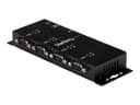 StarTech.com 4 Port USB to Serial RS232 Adapter - Wall Mount - Din Rail - COM Port Retention - FTDI USB to DB9 RS232 Hub (ICUSB2324I) - serial adapter - USB 2.0 - RS-232 x 4 thumbnail 2