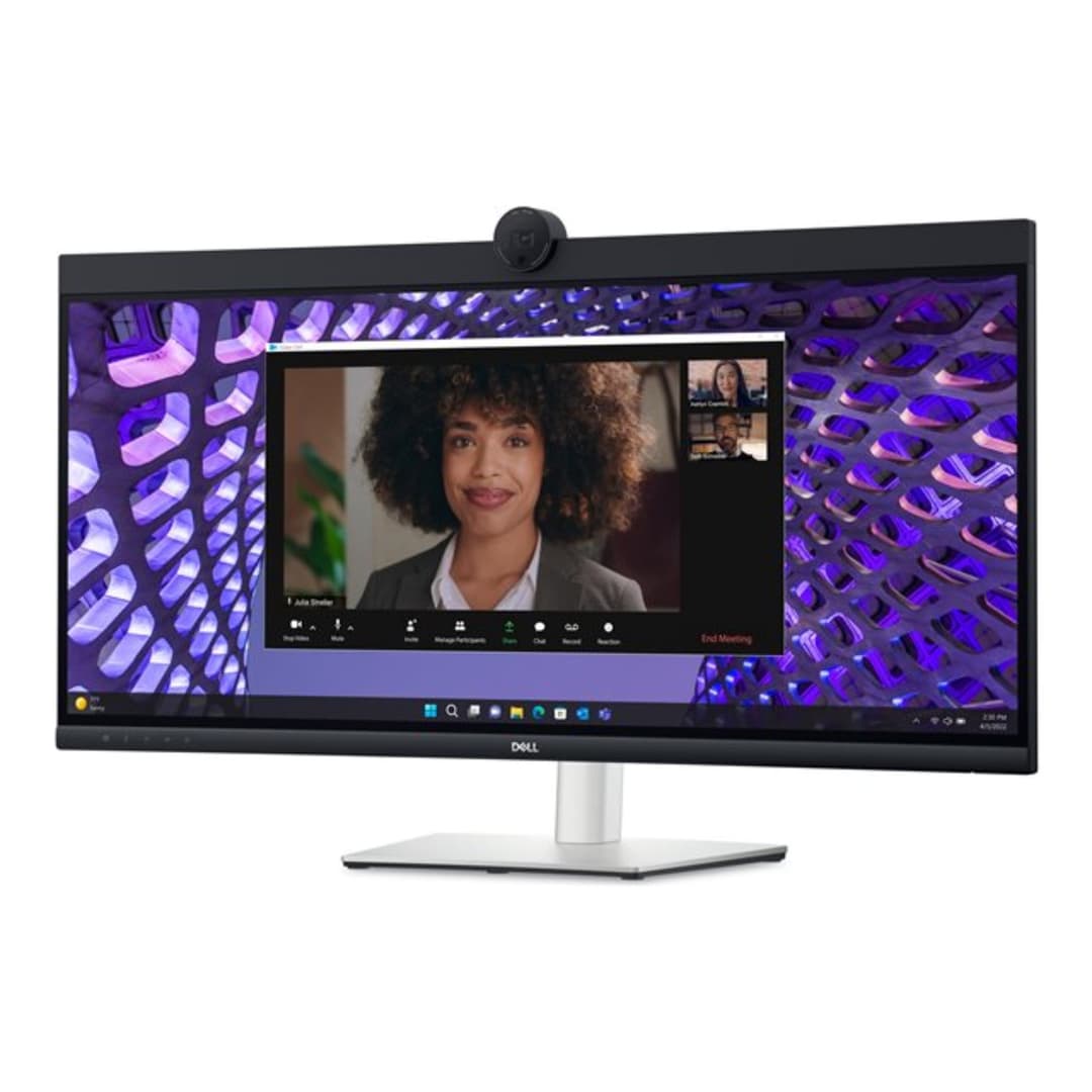 Dell P3424WEB 34" Curved Ultrawide Quad HD Video Confrencing Monitor with Built in Webcam - Image 6