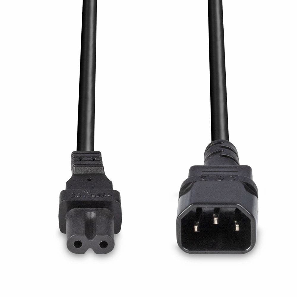 Lindy 1m IEC C14 to IEC C7 (Figure 8) Power Cable - Image 4