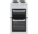 FLAVEL FTCP50W 50 cm Electric Solid Plate Cooker - White thumbnail 1