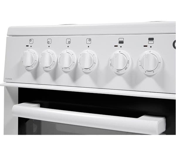 FLAVEL FTCP50W 50 cm Electric Solid Plate Cooker - White - Image 6