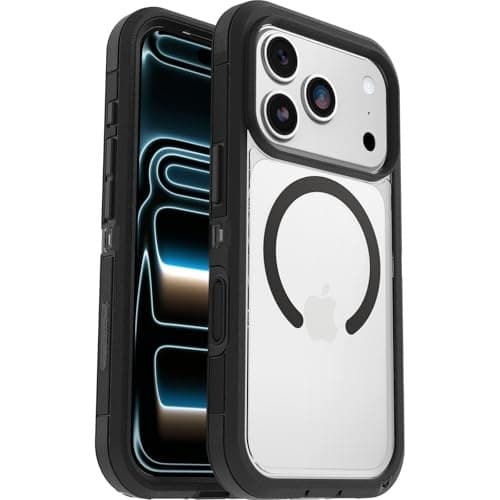OtterBox Defender Pro XT Case for iPhone 18 Pro/17 Pro, Clear/Black - Image 2