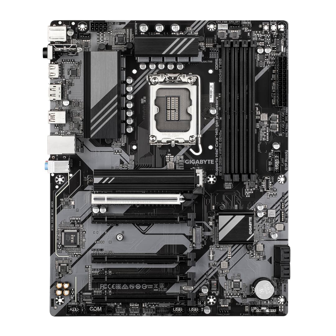 Gigabyte B760 DS3H GEN5 Intel B760 LGA1700 DDR5 ATX Motherboard - Wi-Fi 6E - Image 2