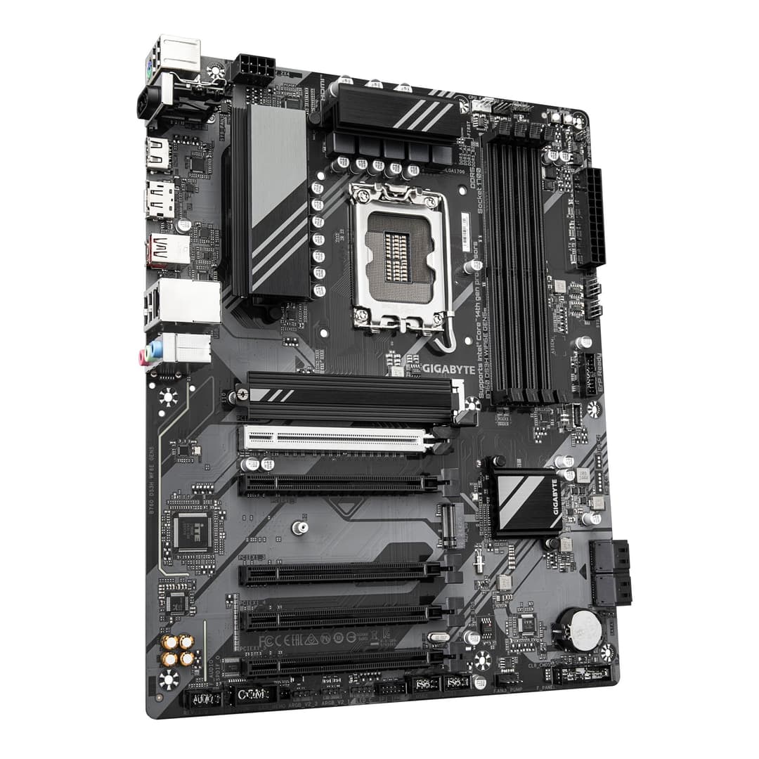 Gigabyte B760 DS3H GEN5 Intel B760 LGA1700 DDR5 ATX Motherboard - Wi-Fi 6E - Image 3