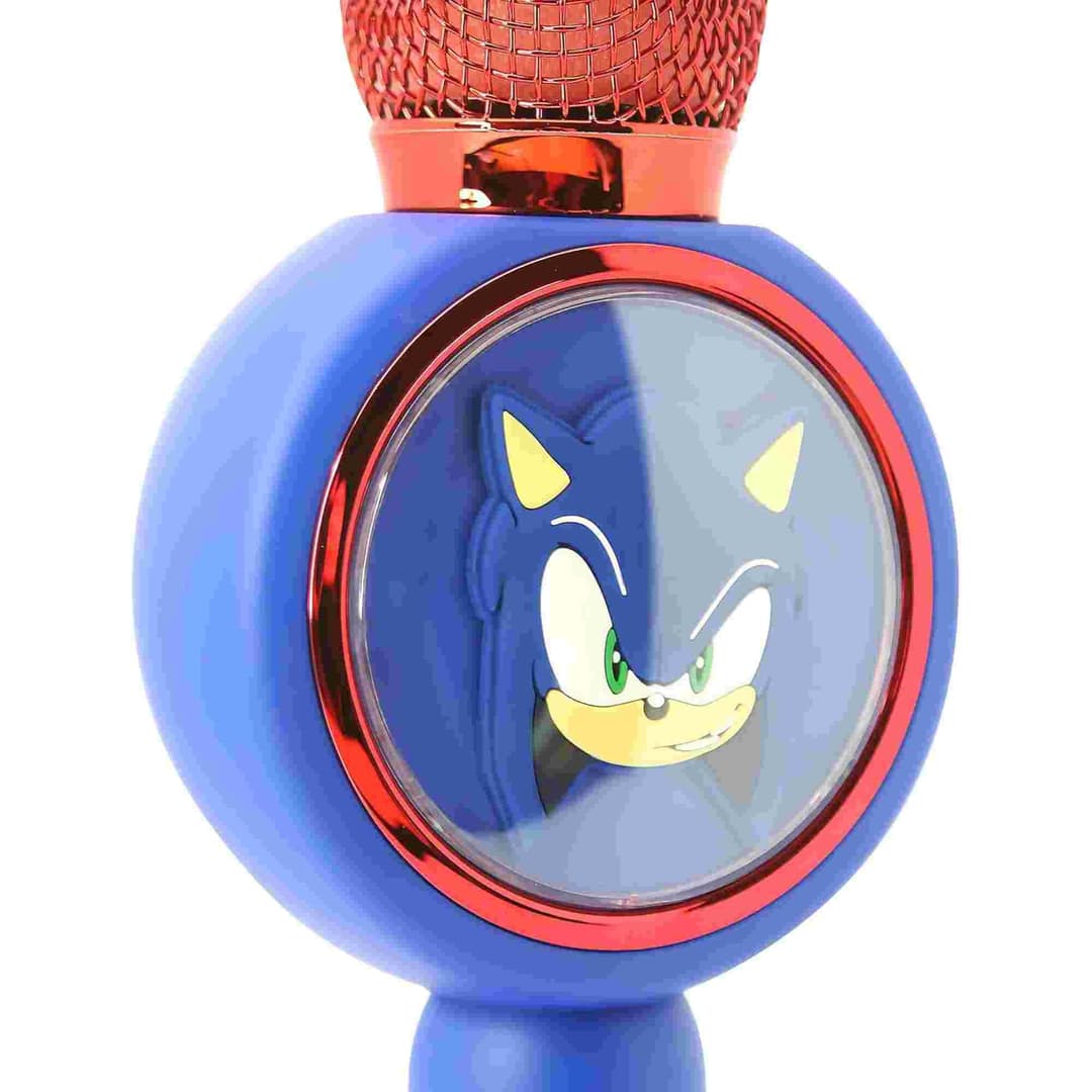 Sonic The Hedgehog Karaoke Microphone and Wireless Speaker with LED Lights - Image 2