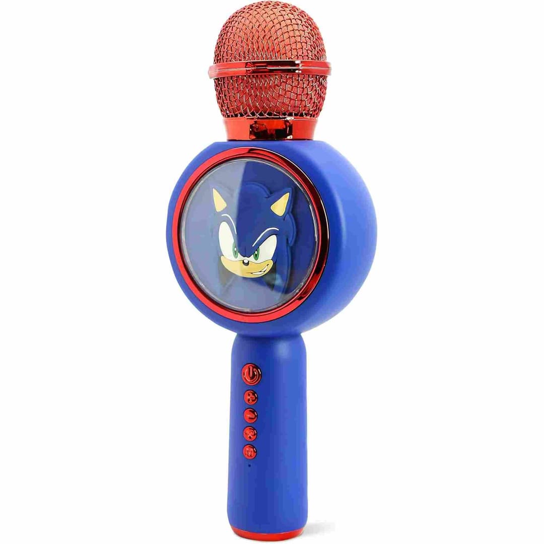 Sonic The Hedgehog Karaoke Microphone and Wireless Speaker with LED Lights - Image 4
