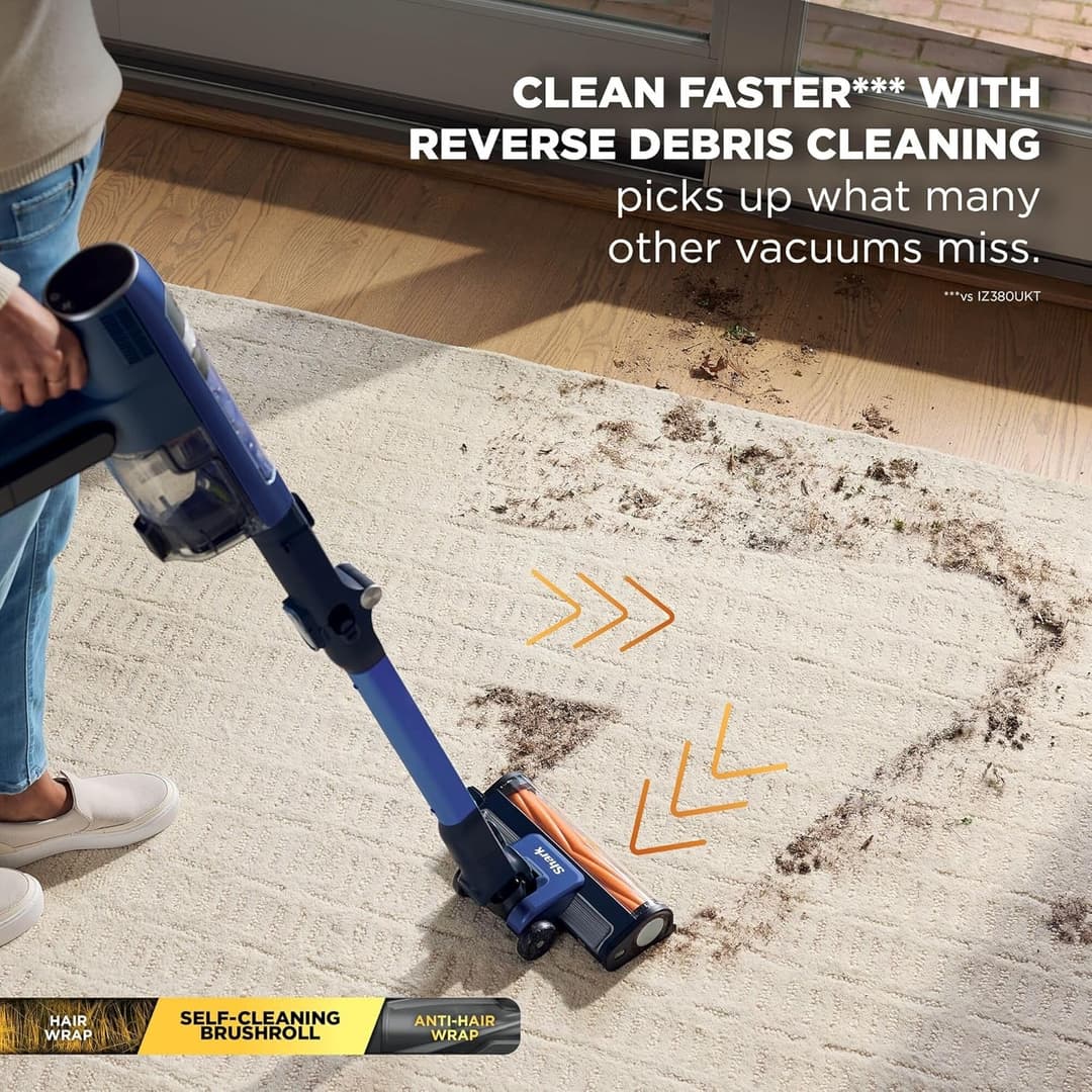SHARK PowerDetect Speed Clean and Empty Pet IA3241UKT Cordless Vacuum Cleaner - Ultramarine - Image 6