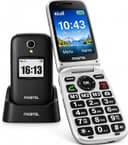 Mobitel 8010 4G Flip Phone for Seniors - Black thumbnail 1