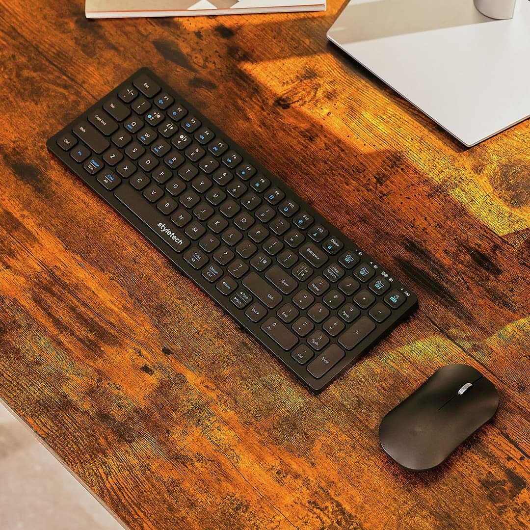 Styletech MK520 Wireless Mouse and Keyboard - Pastel Blue - Image 9