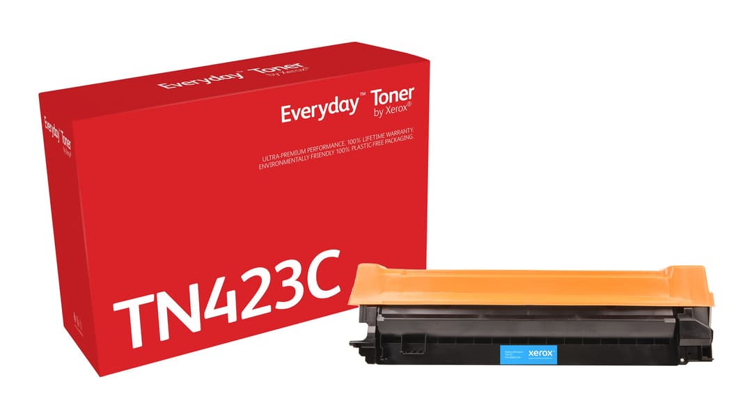 Everyday™ Cyan Toner by Xerox compatible with Brother TN-423C, High capacity - Image 1