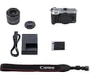 Canon EOS M6 Mirrorless Camera with EF-M 15-45mm f/3.5-6.3 IS STM Lens - Silver thumbnail 2