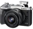 Canon EOS M6 Mirrorless Camera with EF-M 15-45mm f/3.5-6.3 IS STM Lens - Silver thumbnail 3