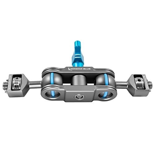 KONDOR BLUE Cine Magic Arm - Cabezales de bola de montaje de 3/8 pulgadas, ligeros, solución de montaje profesional, tensión ajustable, brazo articulado fuerte y fiable, gris espacial - Image 5