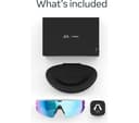Oakley Meta Vanguard AI Glasses - White with Prizm Sapphire Lenses thumbnail 5