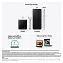 Samsung Galaxy Z Flip5, 512GB Foldable Android, Smartphone - Graphite thumbnail 8