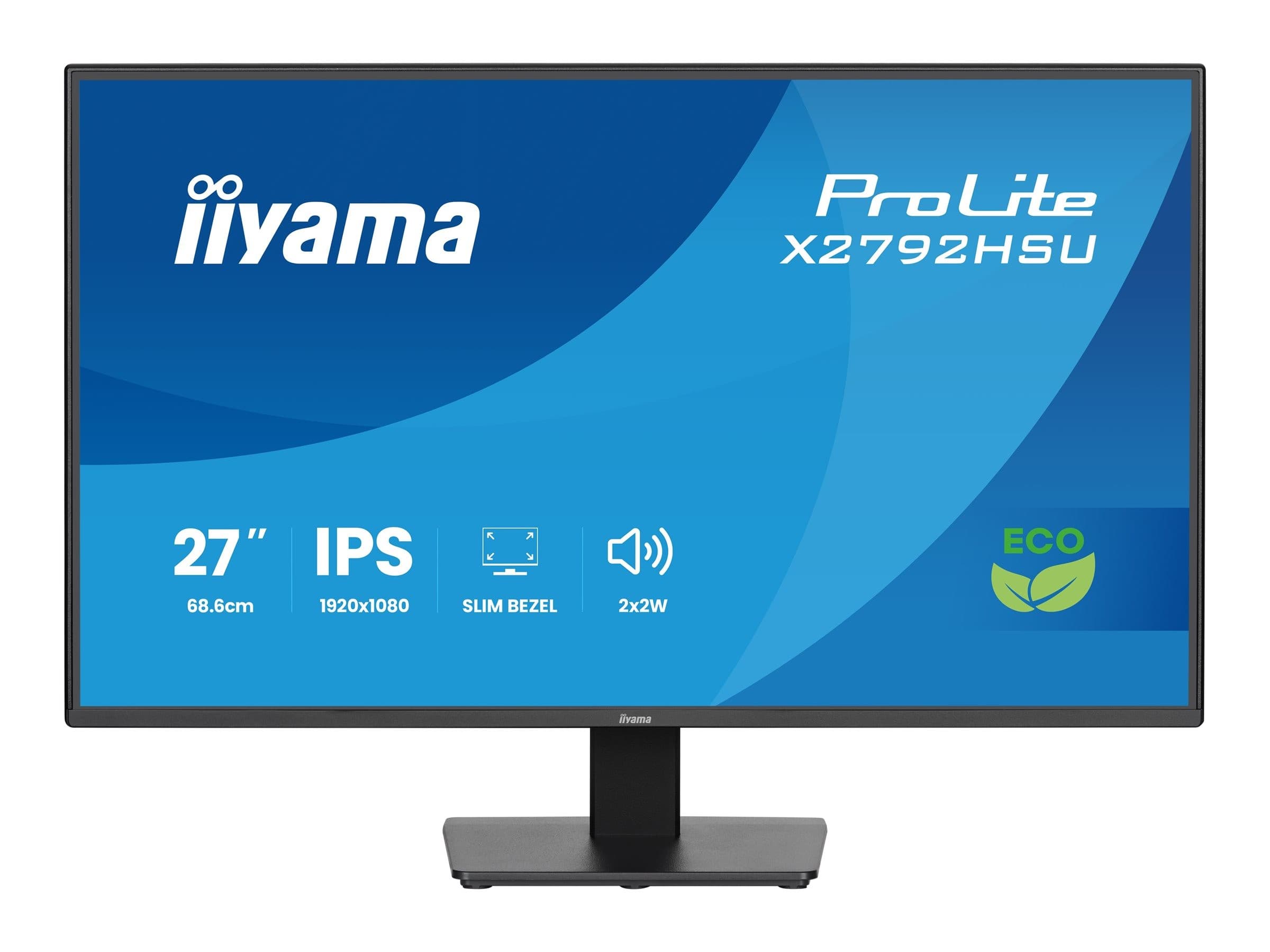 iiyama Prolite X2792HSU-B1 27" IPS Full HD 120Hz Energy Efficient Monitor with Built-In-Speakers