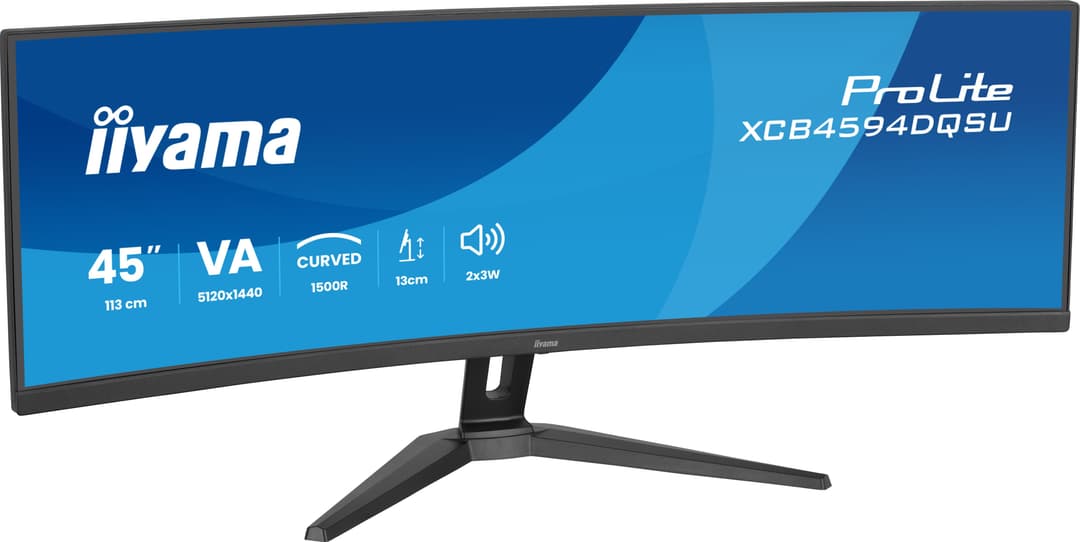 iiyama ProLite XCB4594DQSU-B1 computer monitor 113 cm (44.5") 5120 x 1440 pixels Dual QHD LED Black - Image 3