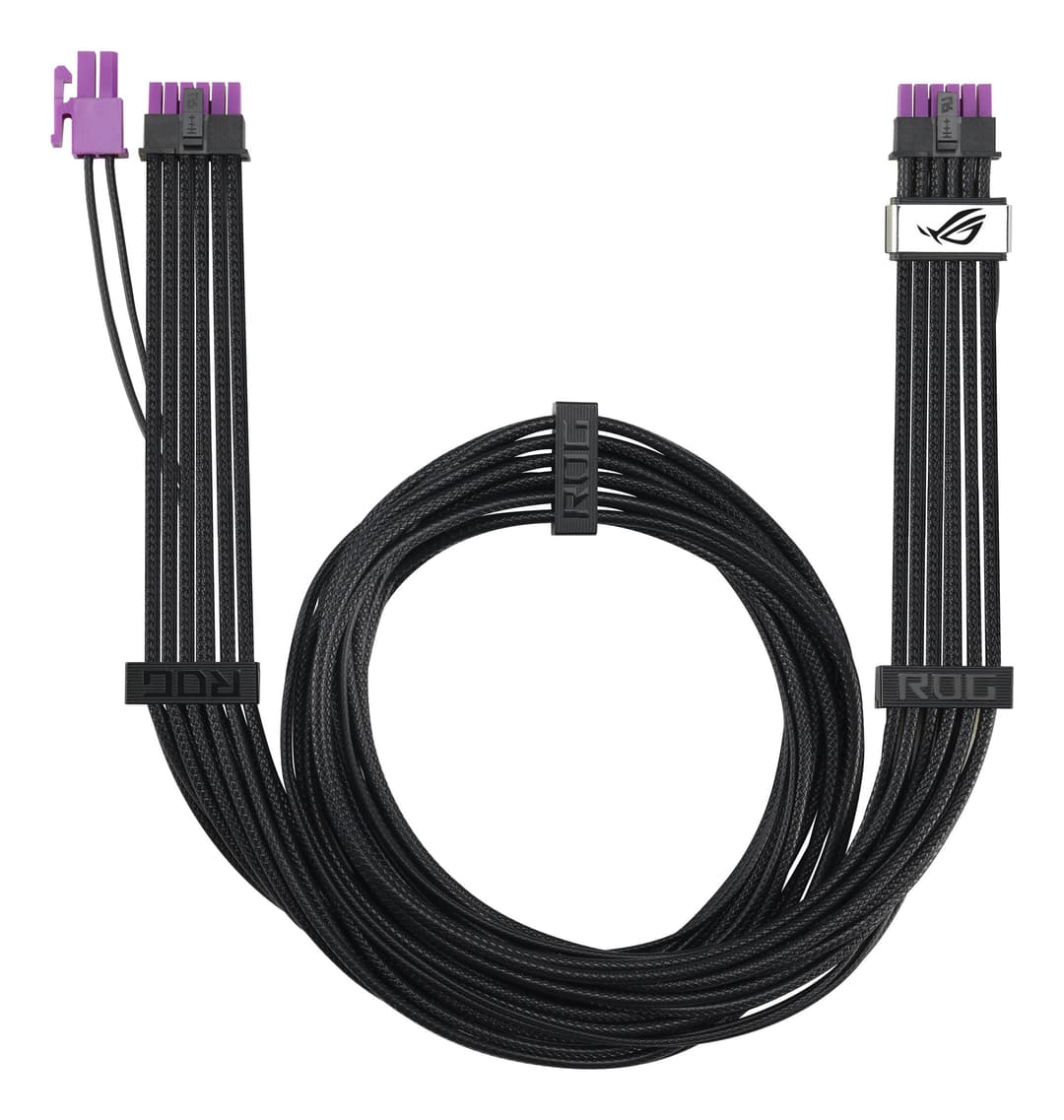 ASUS ROG Equalizer 12V-2x6 PCIe Power Cable 0.75 m - Black - Image 1