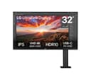 LG UltraFine Ergo 32UN880K-B.AEK 4K Ultra HD 32" IPS LED Monitor with USB-C 60W - Black thumbnail 1