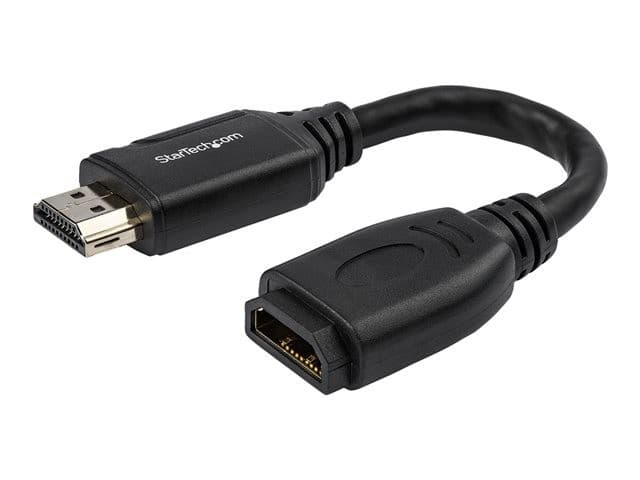 StarTech HDMI Extension Cable 6in Black - Image 2