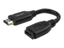 StarTech HDMI Extension Cable 6in Black thumbnail 2