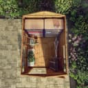 Mercia Shiplap 4 Glazed Windows Apex Shed - 8 x 6ft thumbnail 4