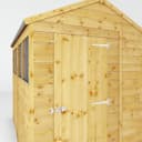 Mercia Shiplap 4 Glazed Windows Apex Shed - 8 x 6ft thumbnail 5
