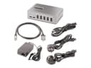StarTech.com 10-Port USB-C Hub, 8x USB-A + 2x USB-C, Self-Powered w/ 65W Power Supply, USB 3.1 10Gbps Hub w/ BC1.2 Charging, Desktop/Laptop USB Hub with 3ft Locking USB-IF Certified Cable - USB Expansion Hub (10G8A2CS-USB-C-HUB) - hub - 10 ports thumbnail 8