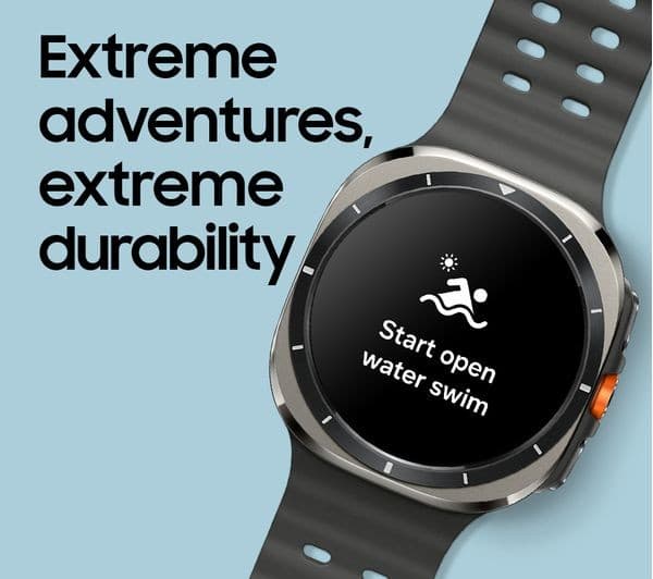 SAMSUNG Galaxy Watch Ultra with Bixby - Titanium Grey & Orange, 47 mm - Image 5