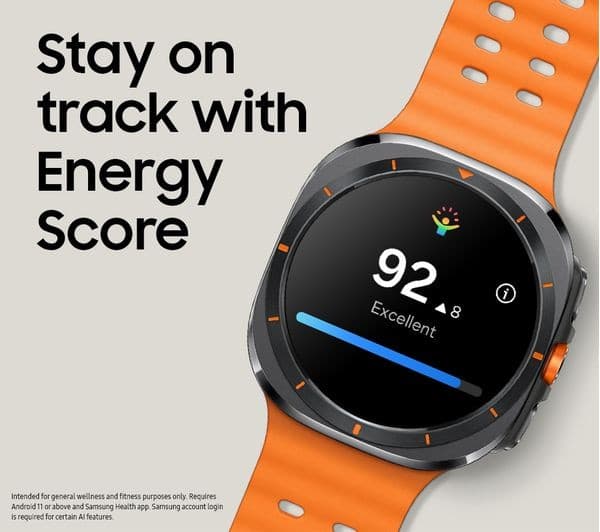 SAMSUNG Galaxy Watch Ultra with Bixby - Titanium Grey & Orange, 47 mm - Image 6