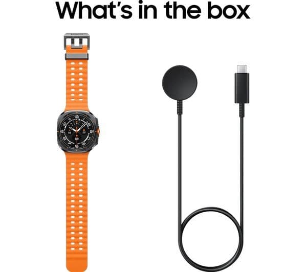 SAMSUNG Galaxy Watch Ultra with Bixby - Titanium Grey & Orange, 47 mm - Image 8