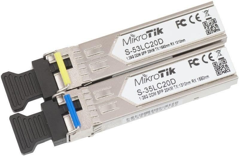Pair of SFP modules, S-35LC20D - Image 1