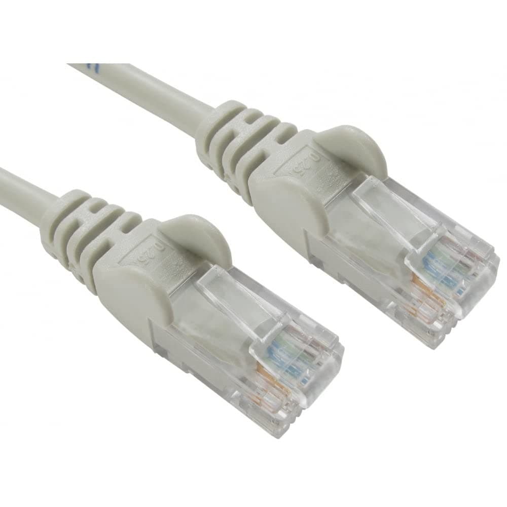 Scan gris moldeado Snagless Cat 5e, de 1 m