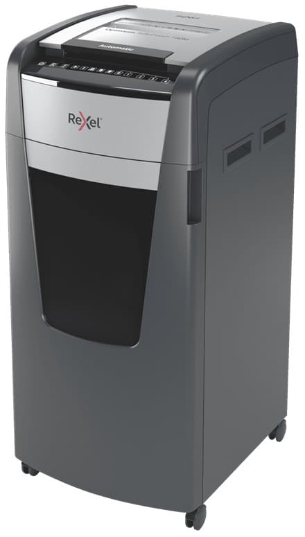 Rexel Optimum AutoFeed+ 750M paper shredder Micro-cut shredding 55 dB 23 cm Black, Silver - Image 2