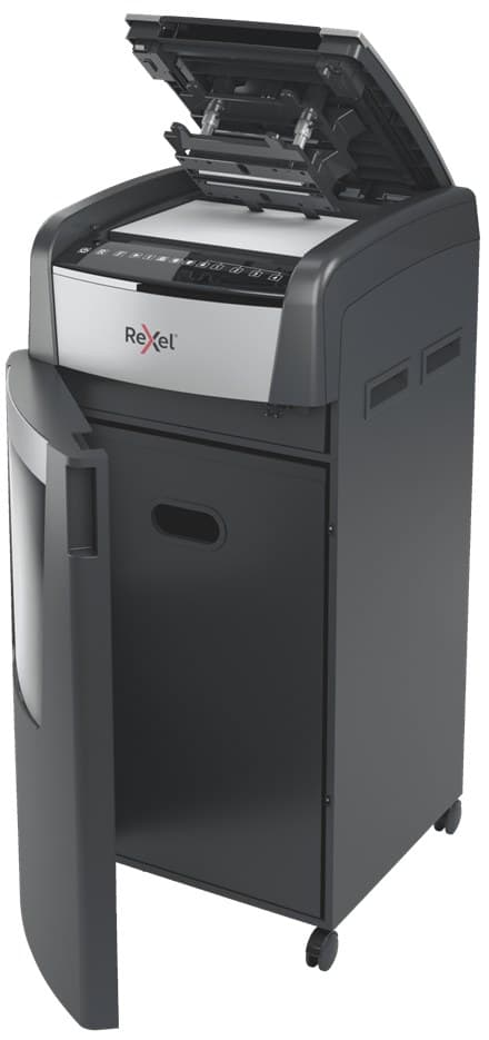 Rexel Optimum AutoFeed+ 750M paper shredder Micro-cut shredding 55 dB 23 cm Black, Silver - Image 4