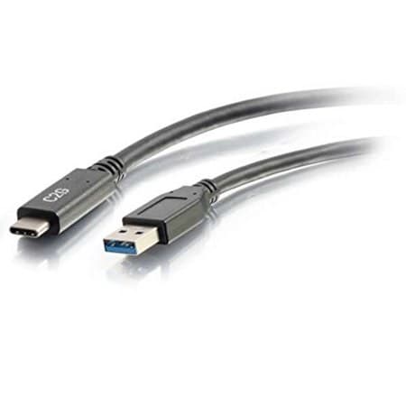 C2G 28832 USB 3.0 USB-C to USB-A Cable M/M  Black (USB IF Certified) (6 Feet  1.82 Meters) - Image 4