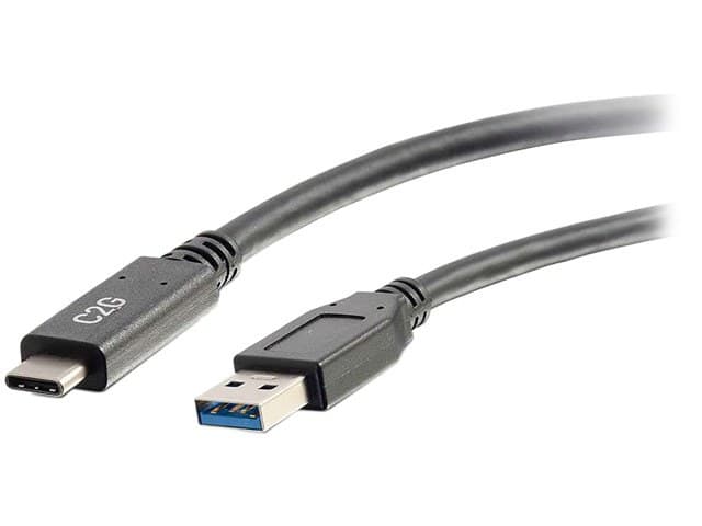 C2G 28832 USB 3.0 USB-C to USB-A Cable M/M  Black (USB IF Certified) (6 Feet  1.82 Meters) - Image 5