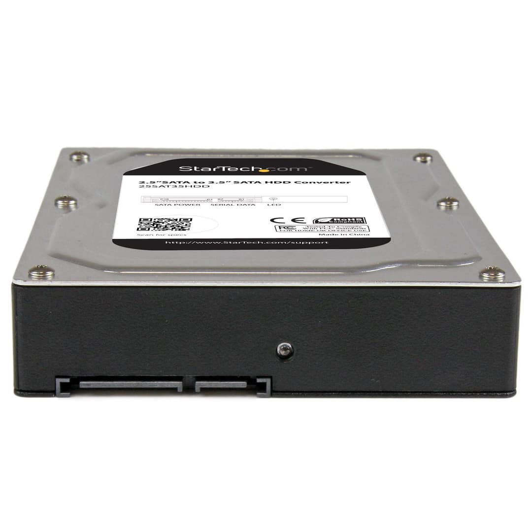StarTech.com 2.5” to 3.5” SATA Aluminum Hard Drive Adapter Enclosure with SSD / HDD Height up to 12.5mm - Image 4