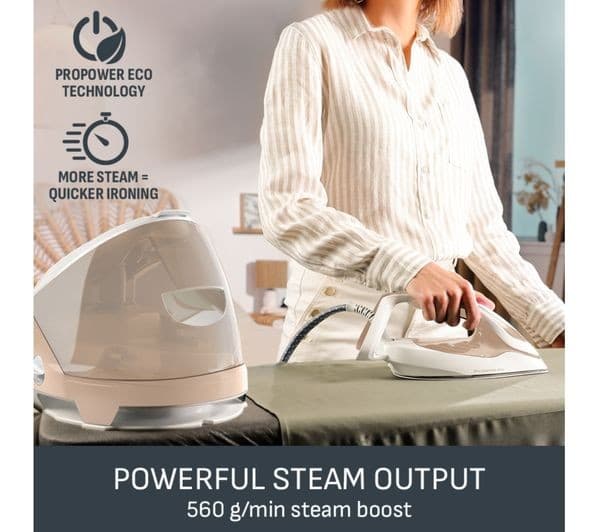TEFAL Pro Express Eco GV9E22G0 Steam Generator Iron - Argile Moonlight - Image 5