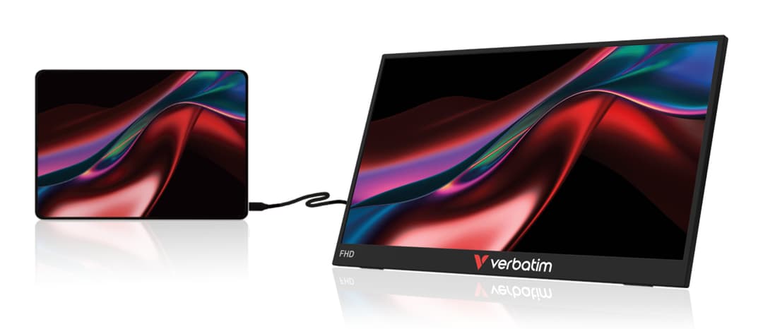 Verbatim Portable 15.6" FHD Touch Monitor LIGHT Portable monitor Black 15.6" LCD 1920 x 1080 pixels - Image 4