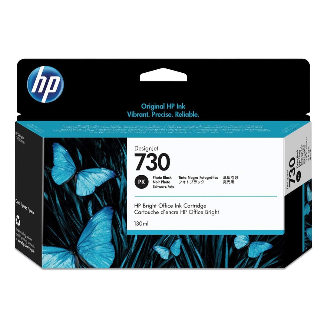 HP 730 Original Ink Cartridge - Photo Black - Image 1