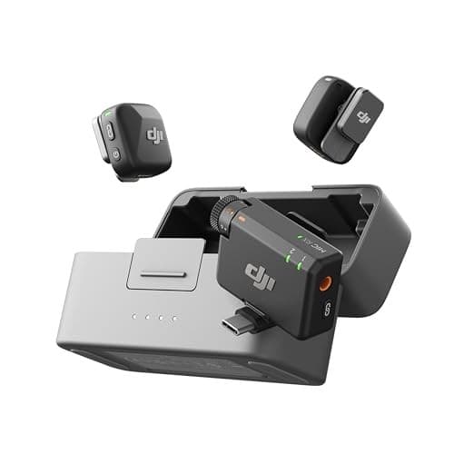 DJI Mic Mini (2 TX + 1 RX + Charging Case) Wireless Microphone Kit Black - Image 9